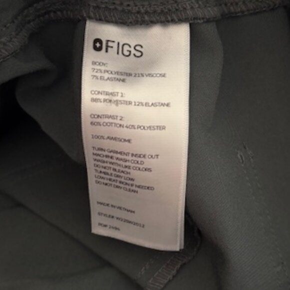 FIGS High Waisted Zamora™ Jogger Scrub Pants 2.0 (Bonsai) size XXL - Picture 7 of 8